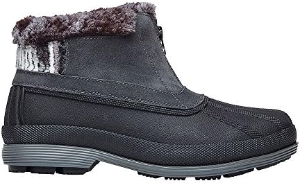 Propét Womens Lumi Ankle Zip Snow Boot, Grey, 10 XX-Wide US | Image 3