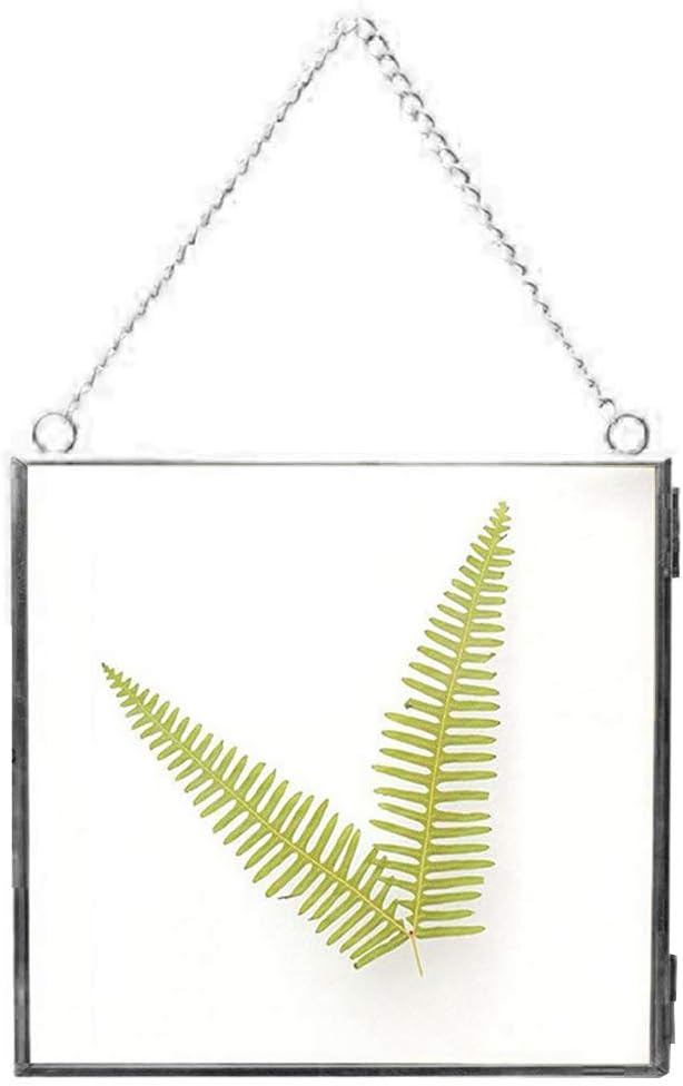 JUSTDOLIFE Hanging Photo Frame DIY Artwork Display Frame Vintage Gallery Wall Frames Wall Mounted Photos Frame (Black - 7.87in)