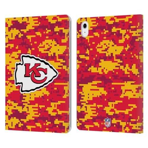 Étui cuir Kansas City Chiefs iPad Air 11 avec fentes cartes et support
