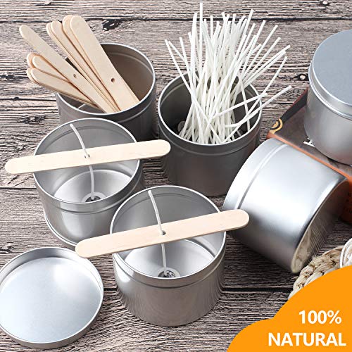 Dingpai 100Pcs Wooden Candle Wick Holders, Candle Wick Centering Devices For Candle Making, Candle Wick Bars, Wick Clips For Canld Centering Tool #TOP5