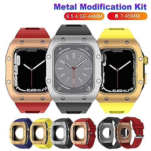Bracelet silicone Apple Watch 45mm INFRI Modification Mod Kit finition premium - 2