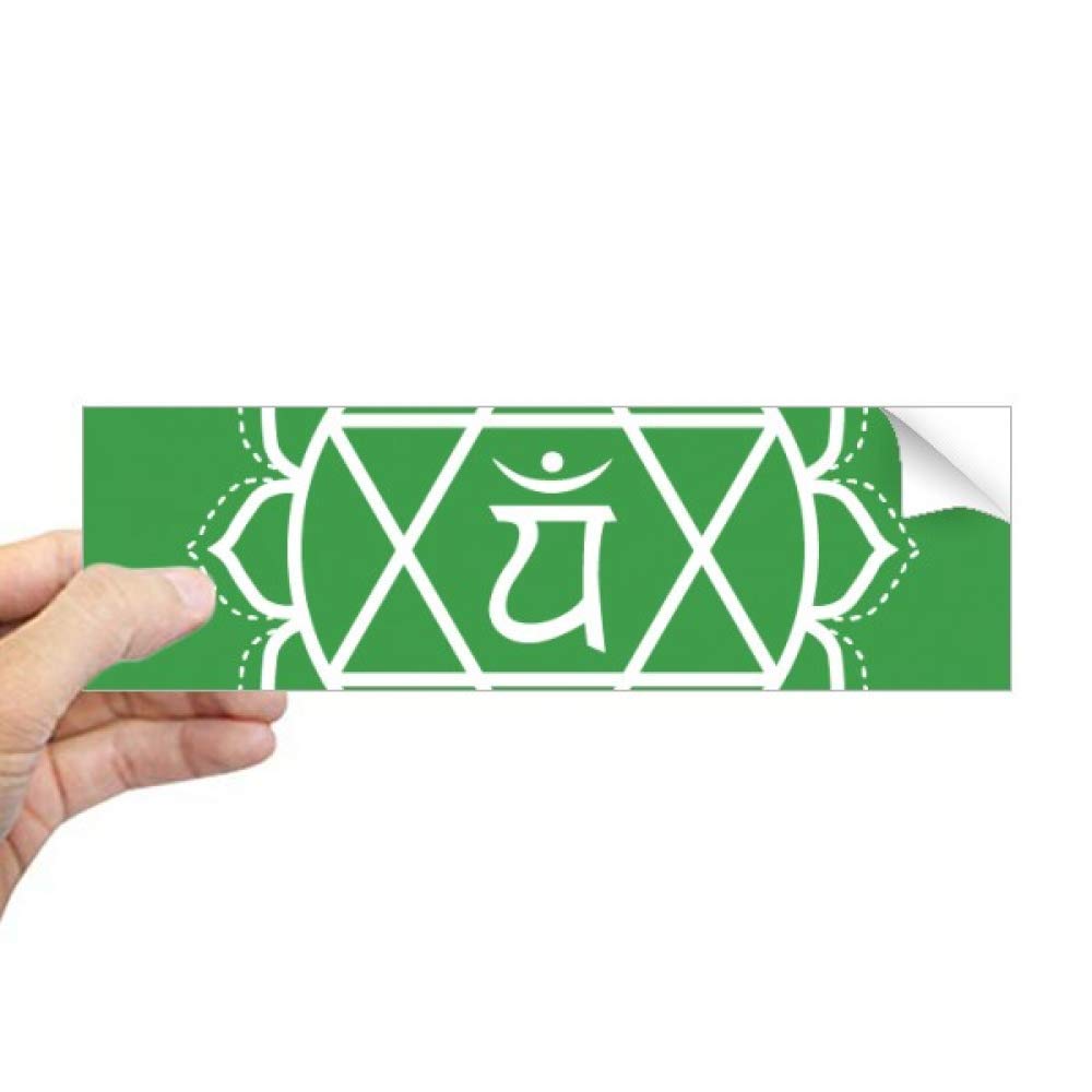 Autocollant fenêtre lettre Sanskrit pour une ambiance zen chez vous