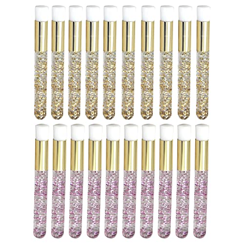 Wimpernshampoo Pinsel Nasenporen Tiefenreinigung Bürste 20 Stük. Abziehen Mitesser Bürsten Entferner Werkzeug Eyelash Cleaning Brush Makeup Brushes Extension Eyelash for Nose Pore Deep Cleaning Brush Cover