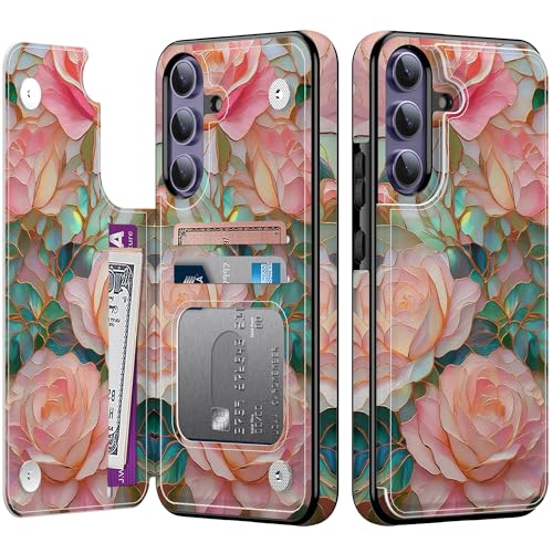 Housse Samsung S24 Plus fleurs gravées pour un quotidien inspiré