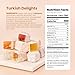Liberty Orchards, Turkish Delight - Premium Chewy Gourmet Vegan Candy 10 Oz.