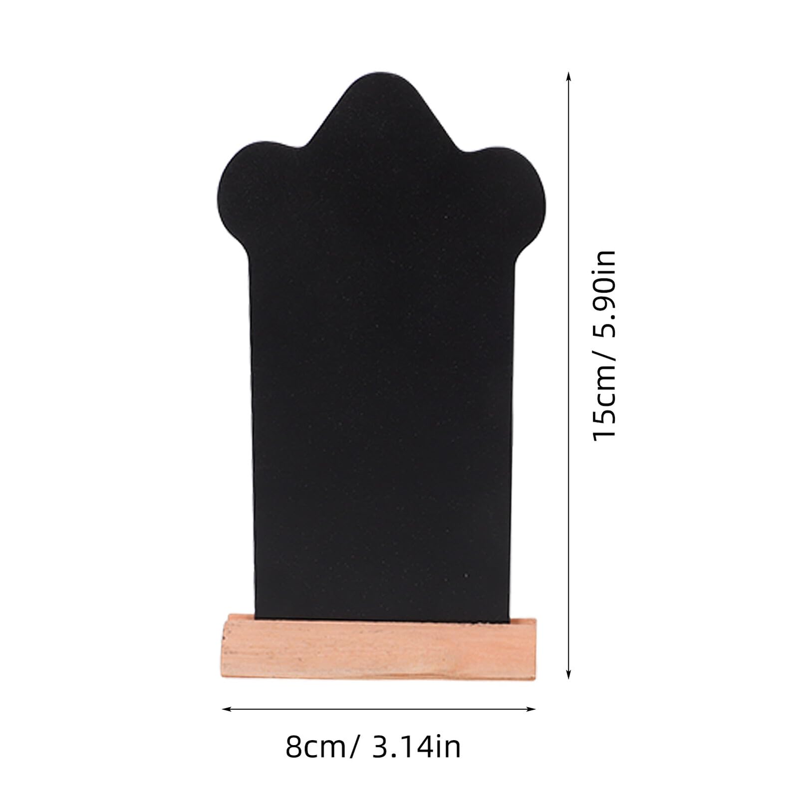 Sosoport 16 pezzi Mini Lavagnette da Tavolo Doppia Faccia con Supporto Lavagne Nere Riutilizzabili Forma per Matrimoni Cucina e Decorazioni Casa