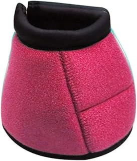 Showman Elite Equine Bell Boots Pink- Small