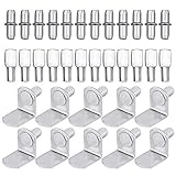 ★ EINFACH ZU INSTALLIEREN - Die Stifte für die Regalhalterung können einfach von Hand installiert werden. Es wird kein Werkzeug benötigt. Sie können sie einfach in das entsprechende Loch einstecken.