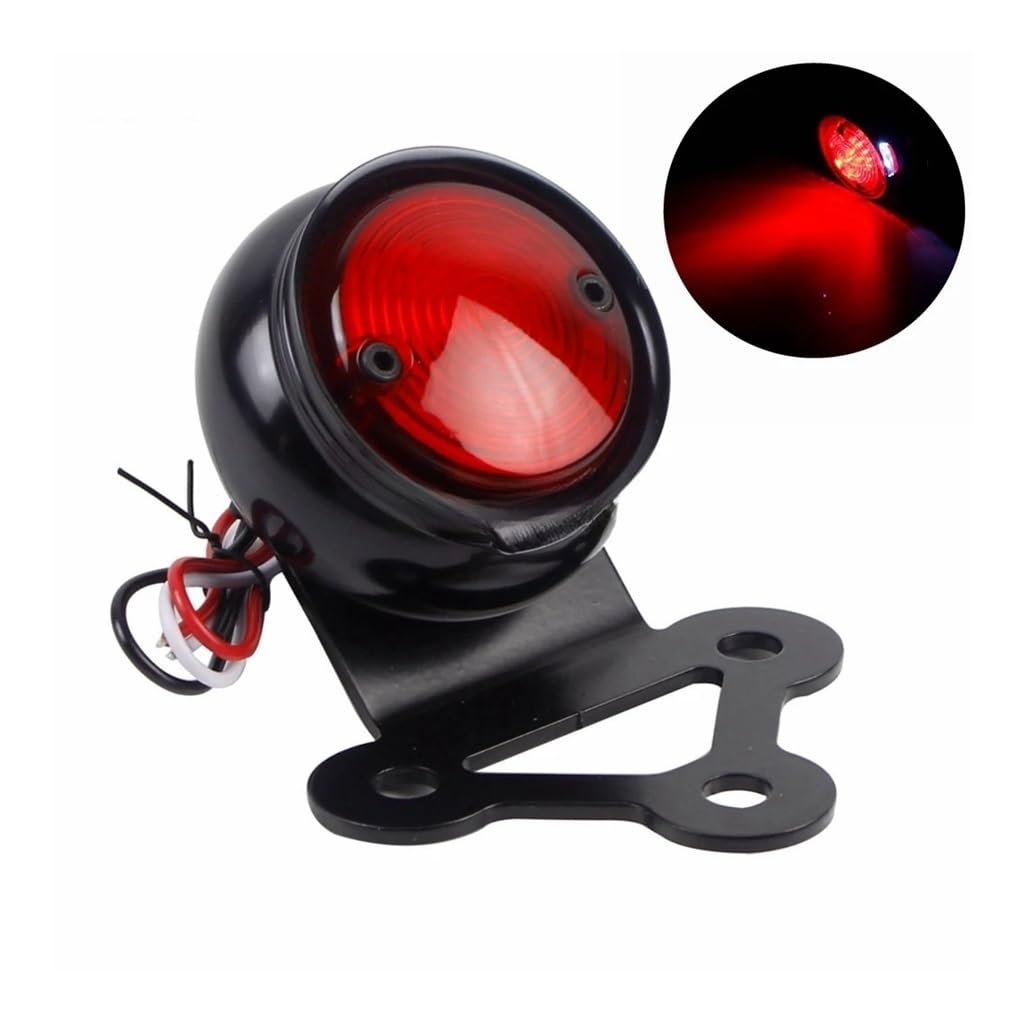 DAGMARA Freno Luce Stop Moto Luci di Marcia Posteriori Universali per Motociclette, Luci Posteriori A LED da 12 V, Luci di Stop Posteriori per Cruiser Fanali Posteriori per Bobber