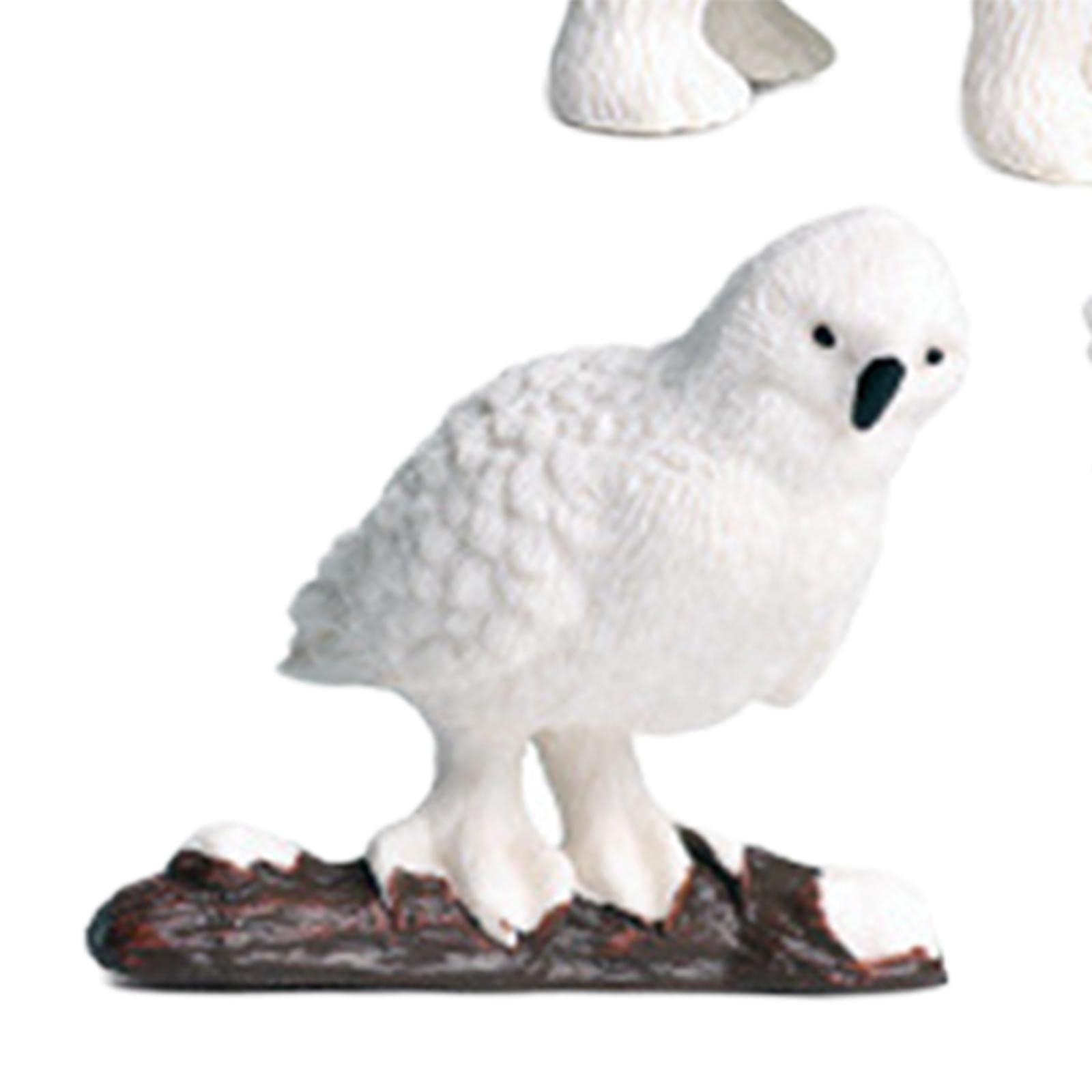 6X Modello di Animali Artici Statue in Miniatura Giocattoli di Plastica per Bambini Regalo Scaffale Decorazione