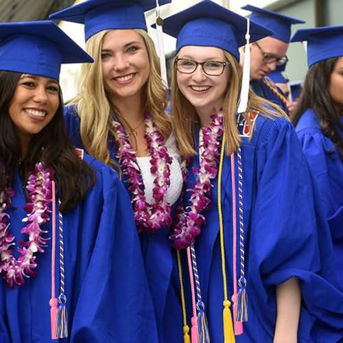 Image of Graduation Honor Cords Royal Blue and Gold Graduation Cords, 67 inch Long for Graduation Students