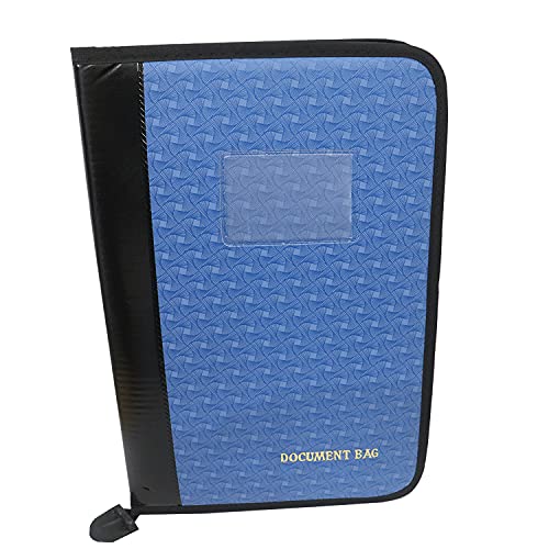 Kopila 20 Leefs FS Office Document /Certificate/confrence /Zipper Double Color File Folder Set of -1