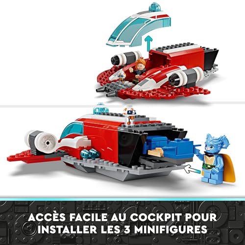 LEGO 75384 Star Wars Le Crimson Firehawk, Jouet de Construction avec Speeder Bike et Minifigurines, Cadeau pour Garçons et Filles Dès 4 Ans