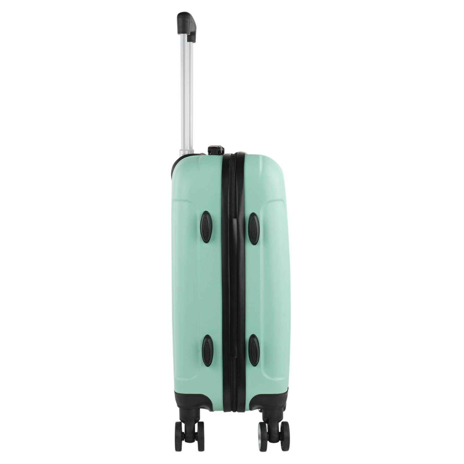 ITACA - Bagaglio A Mano Rigido Leggero Bagaglio A Mano 55X40X20 con 4 Ruote Silenziose Trolley Cabina Viaggio Aereo Ergonomico Durevole. Compatibile Ryanair, Menta