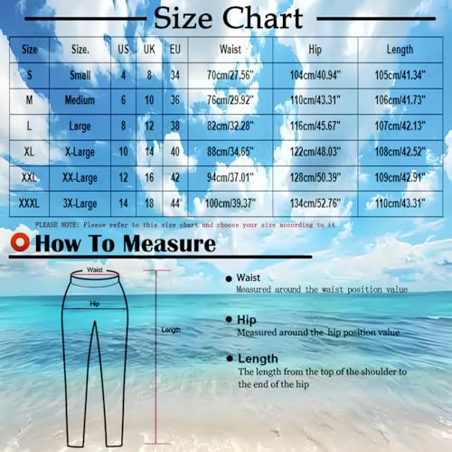 FZYLQY Wide Leg Linen Pants for Womens Casual Elastic Waist Palazzo Pants with Pockets Flowy Boho Beach Lounge Trousers3
