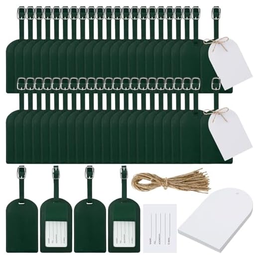 48 Sets Premium Wedding Luggage Tags
