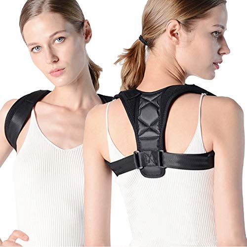 Peicees Posture Corrector for Women and Men, Back Brace, Adjustable Breathable Back Straightener Posture Corrector for Clavicle to Support and Provide Pain Relief from Neck Back Shoulder,Universal Fit
