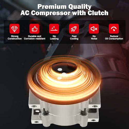 Image of cciyu Air Conditioning Compressor for Ford F-100 Ranger 2.3L 1996-1997