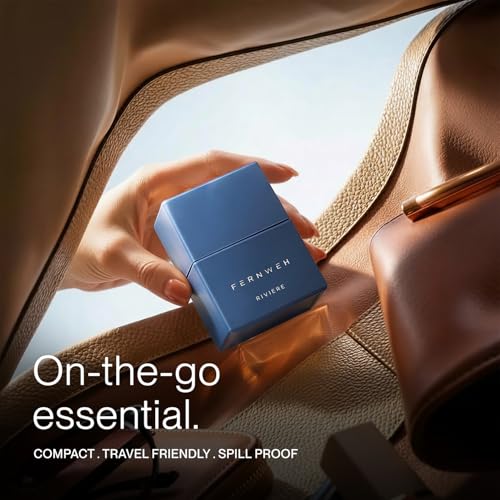 Image of Fernweh Riviere Travel Perfume (20ml) | Long Lasting Perfume for Men | Aqua, Fresh & Woody Pocket Friendly Eau De Parfum | Perfect for Party, Outing, Office & Dates