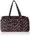 Women's Large Duffel, Signature Cotton, Havana Dots