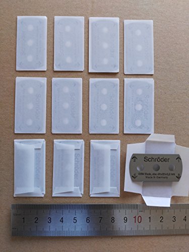 GLTL(12PCS)Blades for Round Cutter for Textile, Fabric GSM Sampling/Fabric Weight Cutter(12PCS)
