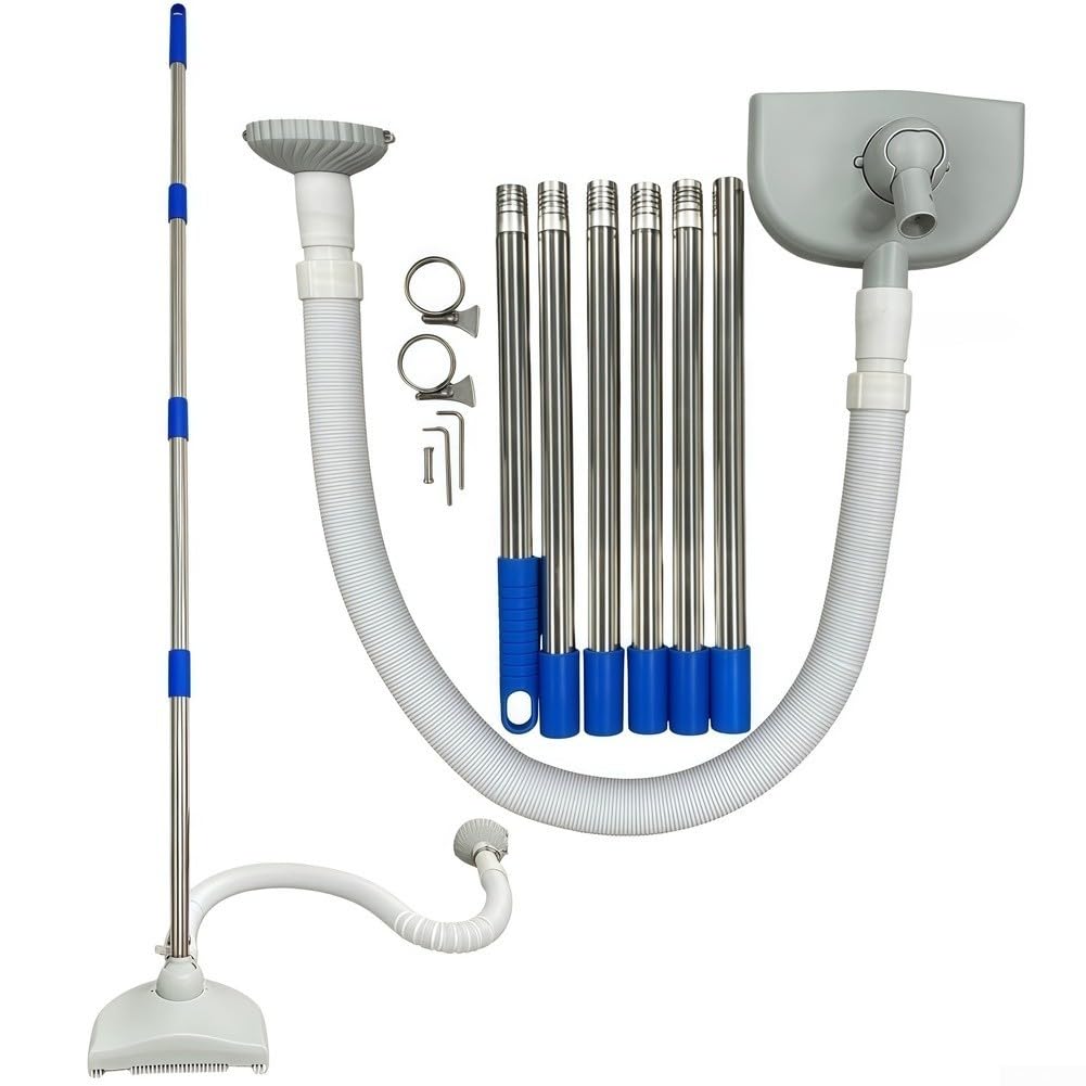 Limpiador automático para piscina de suelo ligero (azul, 6 secciones)