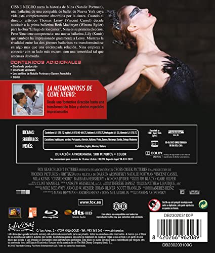 Cisne Negro (Black Swan) [Blu-ray]