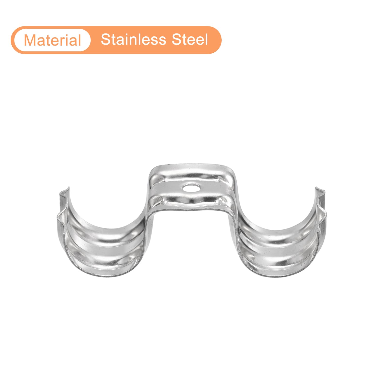 Uxcell Lot De 40 Colliers De Serrage Rigides En Acier Inoxydable