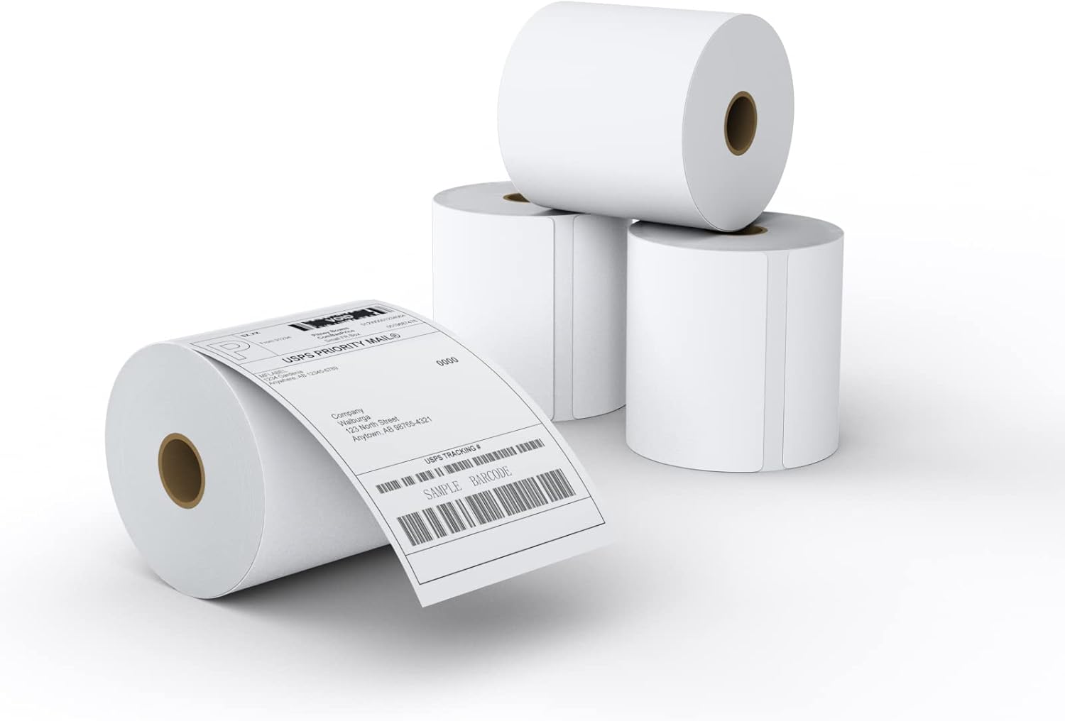 MFLABEL 4x6 Direct Thermal Shipping Labels - 4 Rolls of 450 Labels/Roll, Compatible with Zebra 2844/ZP450/ZP500/ZP505, USPS/FedEx/UPS/Amazon Shipping, Smudge-Resistant & Permanent Adhesive - Image 8