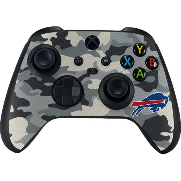 Skinit Decal Gaming Skin Compatible with Xbox Series X Controller - Officially Licensed NFL Buffalo Bills Camo Design