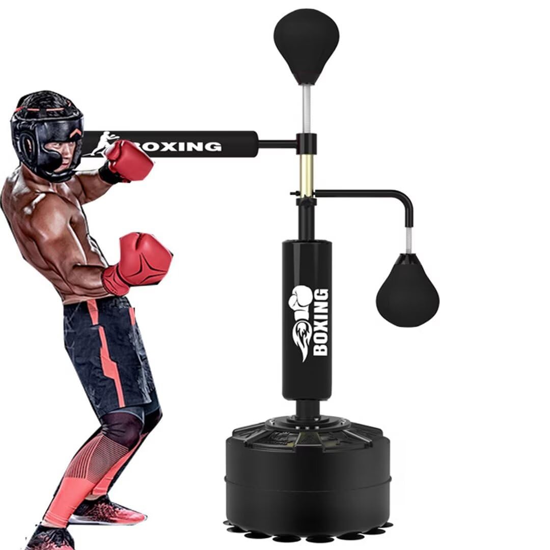 Free Boxing Reflex Bag Freestanding Reaction Ball Hand-Eye