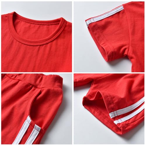 Toddler Boys Girls Clothing Set Zip Cotton Sweatsuits Kids Sports Clothes Outfit Athletic Jacket Outerwear 6M-5Y3