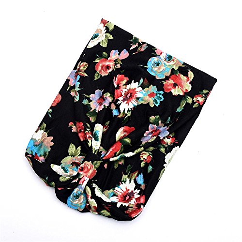 Ever Fairy Women Elastic Turban Head Wrap Headband Twisted Hair Band (4 Color Pack H) - Thumbnail 3