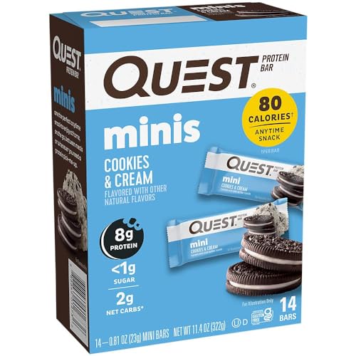 Barritas de proteína Quest Nutrition Mini Cookies & Cream miniatura 2