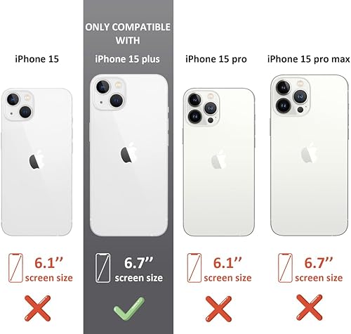 Miniatura 2 de Funda compatible con iPhone 15 Plus, linda nube transparente para mujeres, diseño femenino, bonita funda de silicona transparente para teléfono,