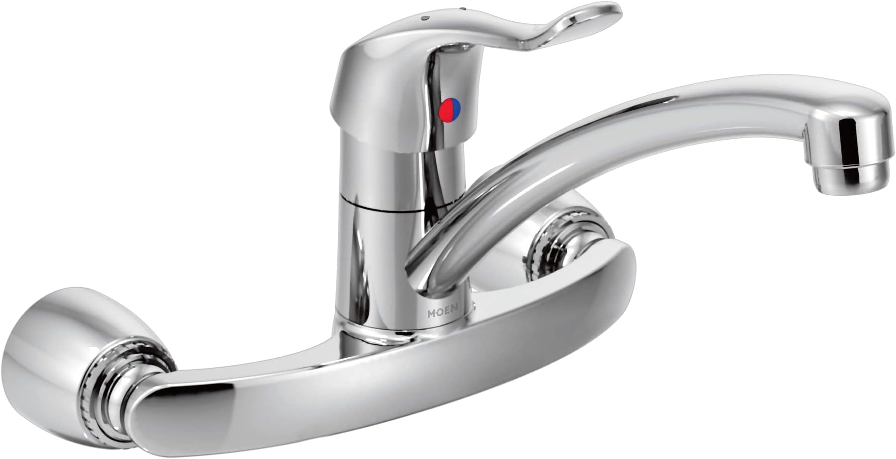 Moen Commercial M-DURA Chrome One-Handle Wall Mount Kitchen Faucet, 8713