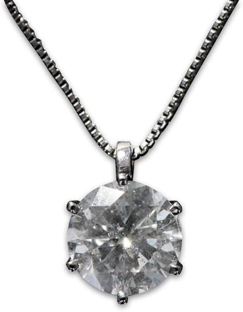 Amazon Tbs公式 プラチナ 1カラット ダイヤ 一粒石 ペンダント Dカラー 宝石鑑定書付き ネックレス 通販