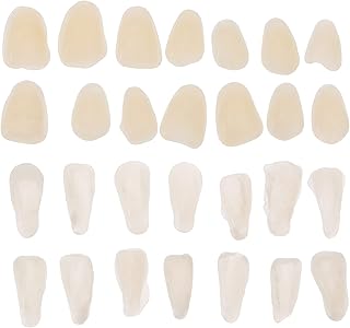 EXCEART 100PCS/ Set Temporary Tooth Repair Kit Teeth Veneer Repair Kit Tooth Filler Kit Dental Temporary Crown for Fix Filling The Missing Broken Tooth Dental Gap