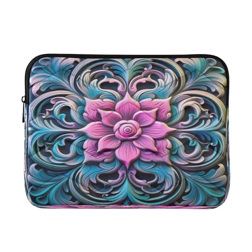 Funda Mandala Lotus Flower para Portátiles 13-14 Pulgadas miniatura 1