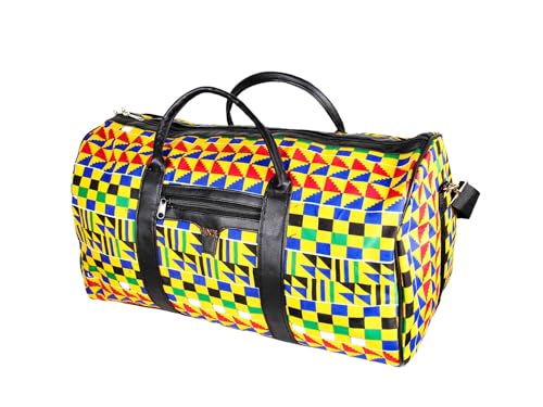 DC1 AFRICAN ETHNIC TRIBAL FABRIC TRAVELLING BAG ZBZ
