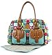 LÄSSIG Baby Wickeltasche Babytasche Kliniktasche Stylische Tasche Mama inkl. Wickelzubehör/Vintage Mero Bag, Flower Quilt