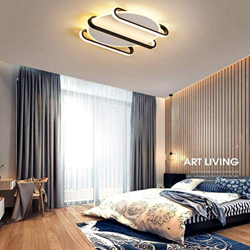 Plafond LED Light avec Télécommande Plafonnier Créatif Contemporain 20" 4000lm - 5