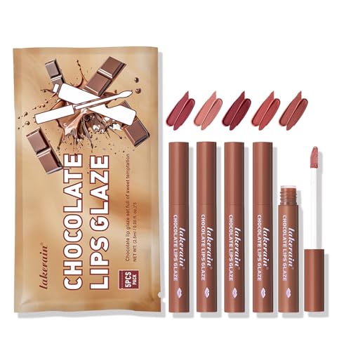 Baisen Diary 5 Pcs/Set Silky Texture Chocolate Matte Lipsticks Set cover