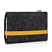 Produktbild stilbag Handyhülle Leon für Samsung Galaxy A52 | Farbe: anthrazit/gelb |Schutzhülle Leon Handytasche Made in Germany