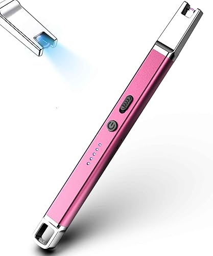 Encendedor de velas sin llama, encendedor eléctrico USB recargable, encendedor largo ARC para vela, encendedor resistente al viento, regalo para