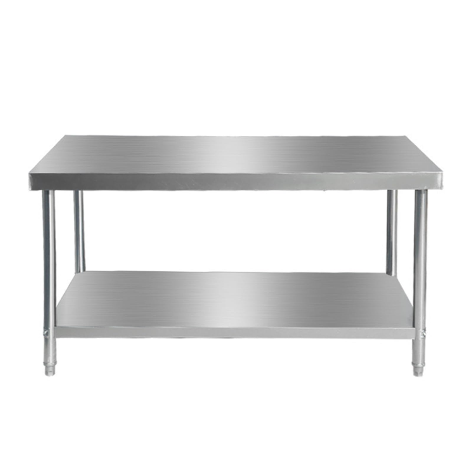 Mesa De Preparación De Acero Inoxidable Mesa De Trabajo Comercial,mesa De Preparación Para Barbacoa,mesa De Trabajo De Metal Para Utilidad De Preparación De Cocina,mesa De Preparación(80cm/31.5in)