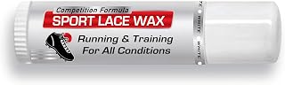 Premium Shoelaces Wax Keep Performance Laces Tied & Secure | Sport Lace Wax Enhancing Grip Water-Resistant White for Light Color Shoe Laces