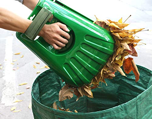 Gardzen Large Leaf Scoop & 12 Tines Gardening Leaf Rake Set, Comes with 72 Gallon Garden Bag - Image 7