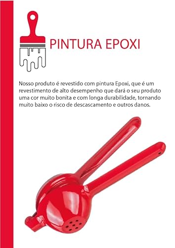 Espremedor De Limão Weck Vermelho