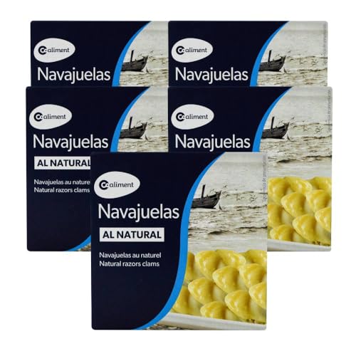 Navajuelas al natural lata 111 g pack 5